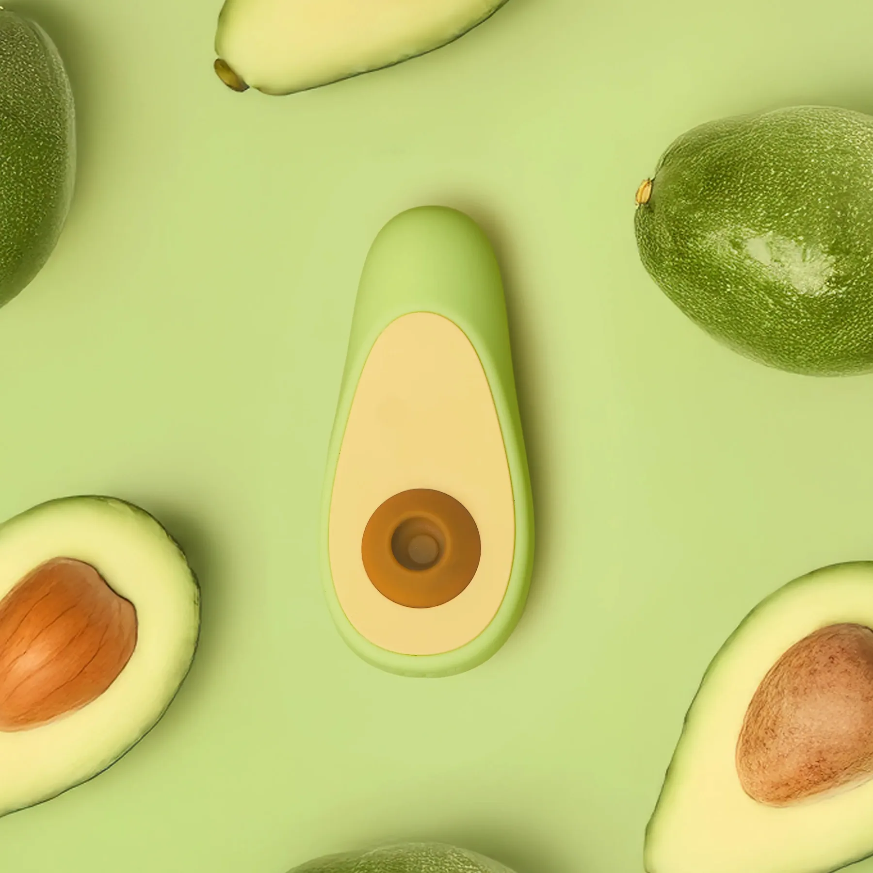 Avocado Sex Toy – vista frontale